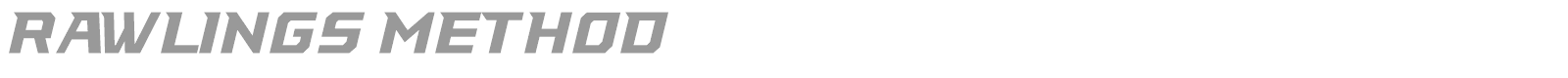 Rawlings Method font preview